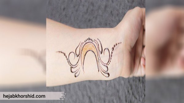  87 عکس نقش حنا جدید دخترانه