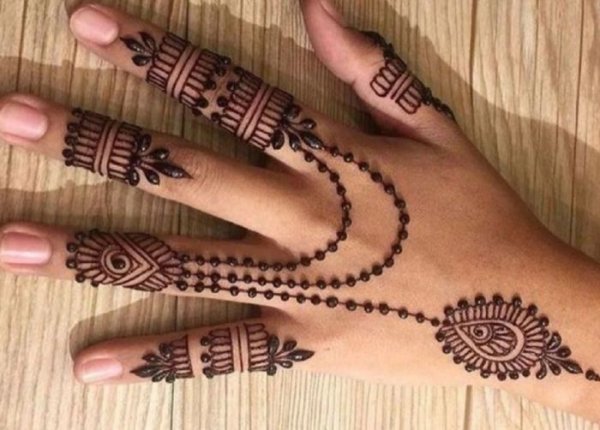  87 عکس نقش حنا جدید دخترانه