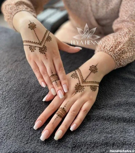  87 عکس نقش حنا جدید دخترانه