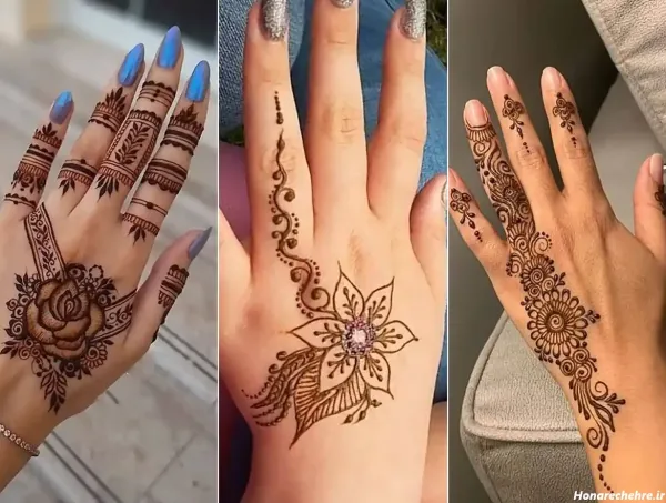  87 عکس نقش حنا جدید دخترانه