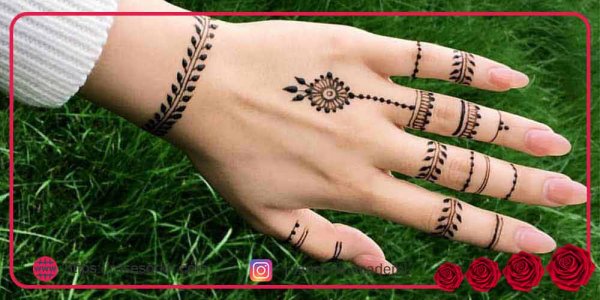  87 عکس نقش حنا جدید دخترانه