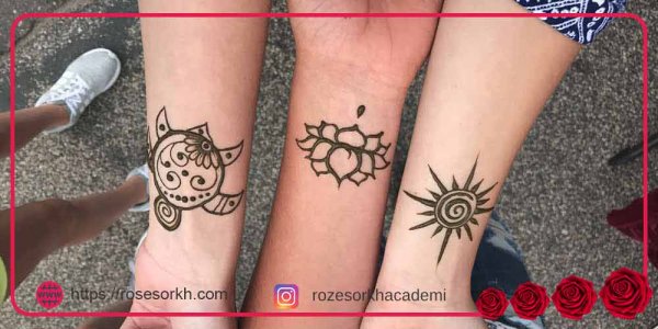  87 عکس نقش حنا جدید دخترانه