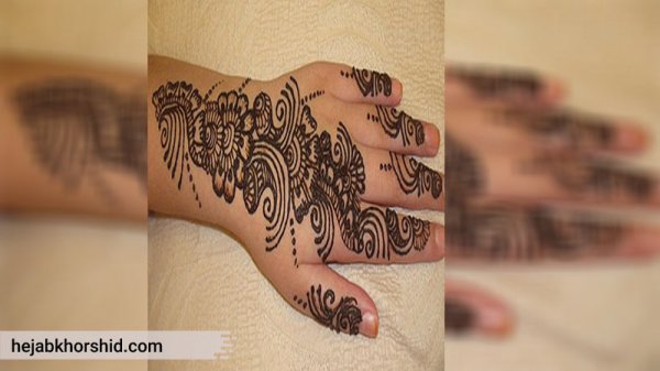  87 عکس نقش حنا جدید دخترانه