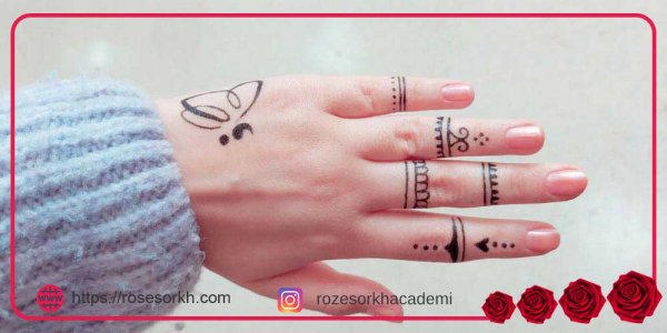  87 عکس نقش حنا جدید دخترانه