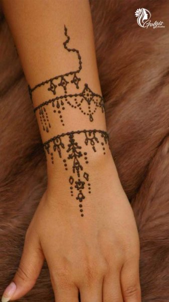  87 عکس نقش حنا جدید دخترانه