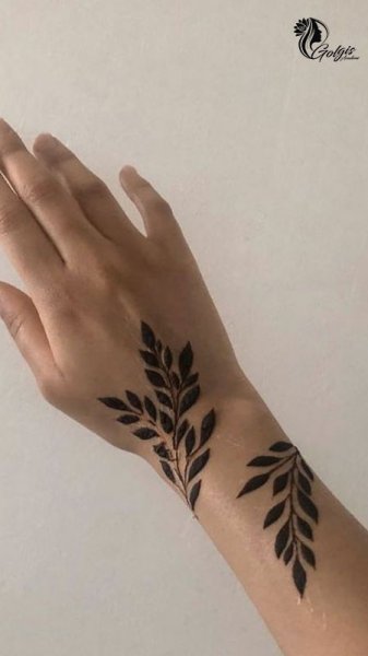  87 عکس نقش حنا جدید دخترانه