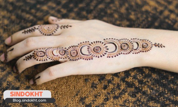  87 عکس نقش حنا جدید دخترانه