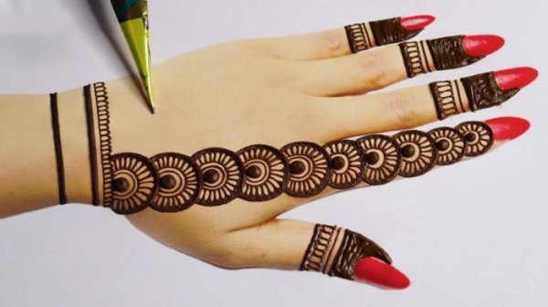  51 عکس طرح حنا گل