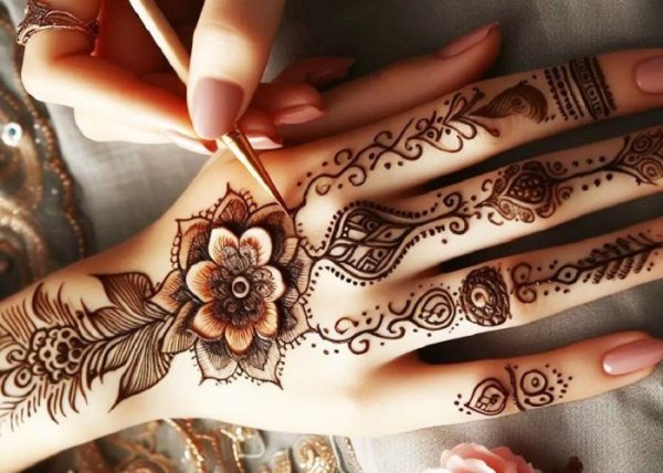  51 عکس طرح حنا گل