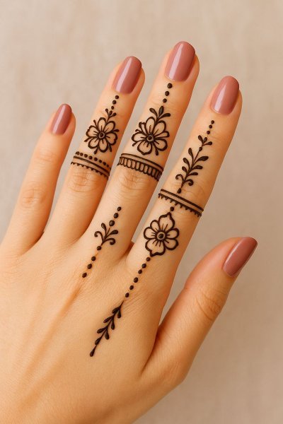  عکس نقش حنا جدید