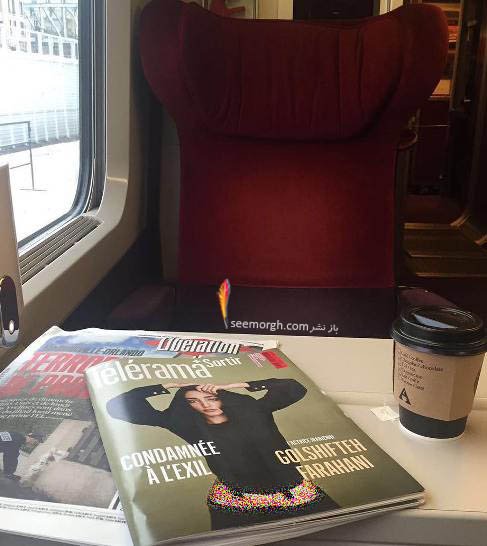 عکس گلشیفته فراهانی روی جلد مجله فرانسوی