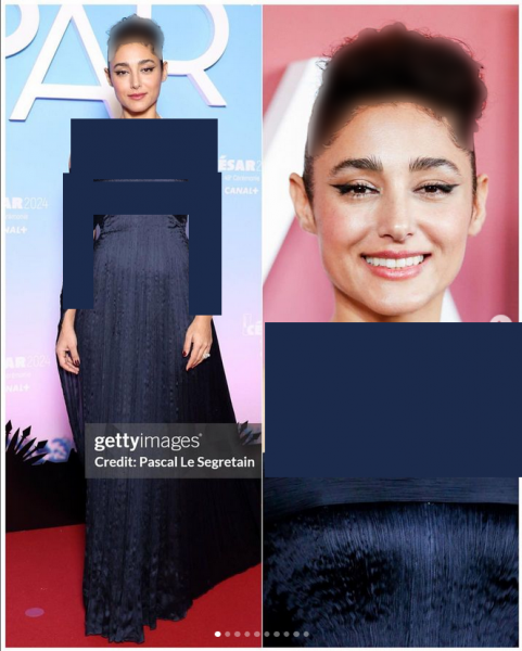 عکس گلشیفته فراهانی با تتلو