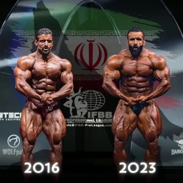  عکس هادی چوپان قبل از بدنسازی