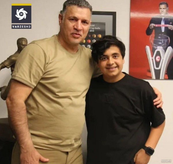  عکس علی دایی و هادی چوپان