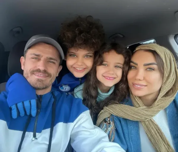  عکس وریا غفوری و همسرش