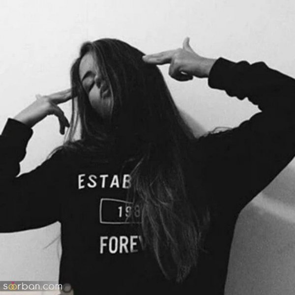  عکس پروفایل دخترونه خفن لاتی سیاه سفید