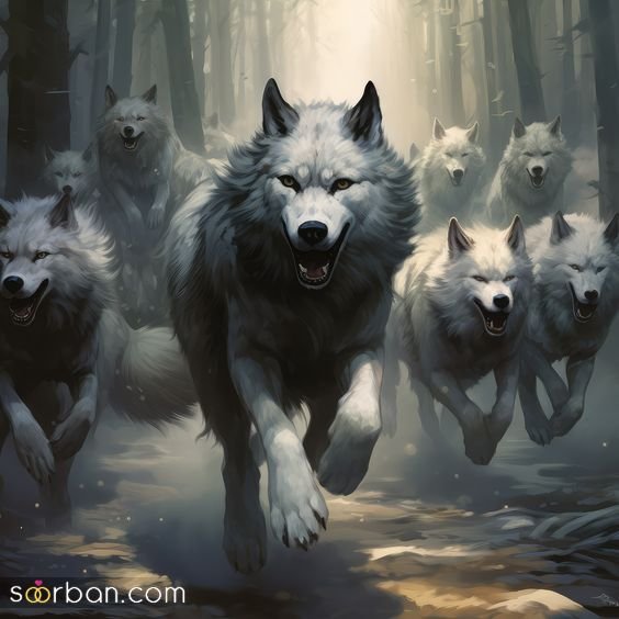  عکس پروفایل پسرانه لاتی گرگ سیاه