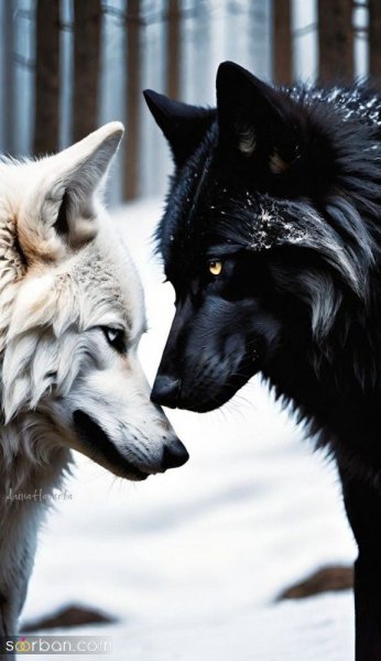  عکس پروفایل پسرانه لاتی گرگ سیاه