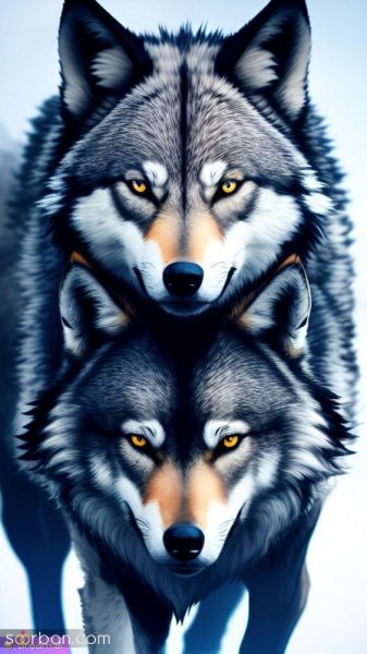  عکس گرگ وحشتناک واقعی