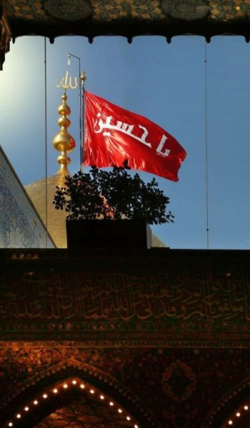  عکس حرم امام حسین از بالا