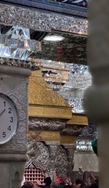  عکس حرم امام حسین از بالا