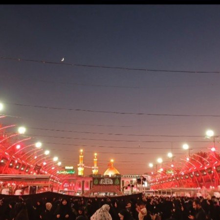  عکس حرم امام حسین از بالا