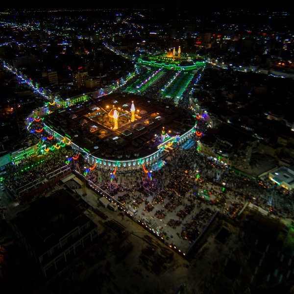  عکس حرم امام حسین از نزدیک