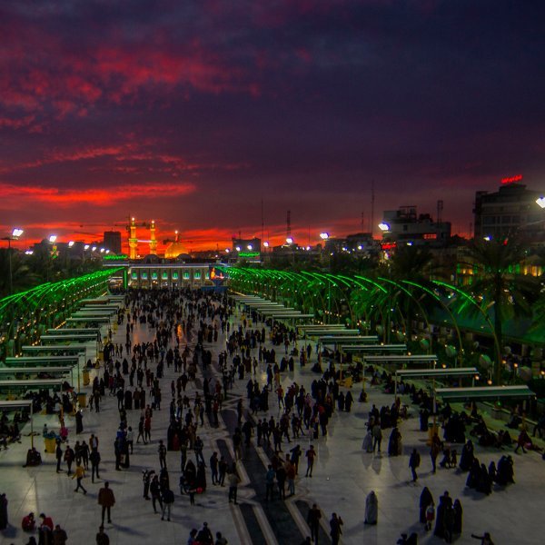  عکس حرم امام حسین از نزدیک
