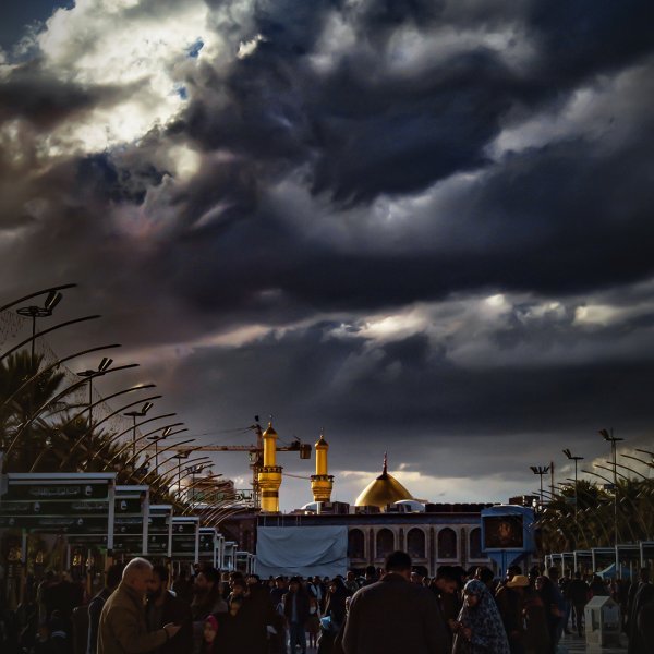  عکس حرم امام حسین از نزدیک