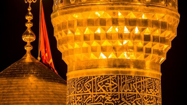  عکس حرم امام حسین از نزدیک