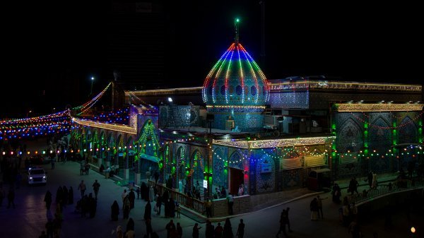  عکس حرم امام حسین از نزدیک