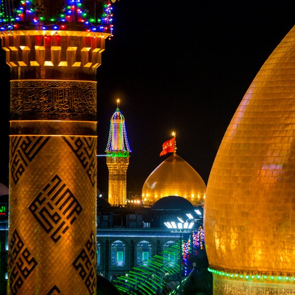  عکس حرم امام حسین در روز