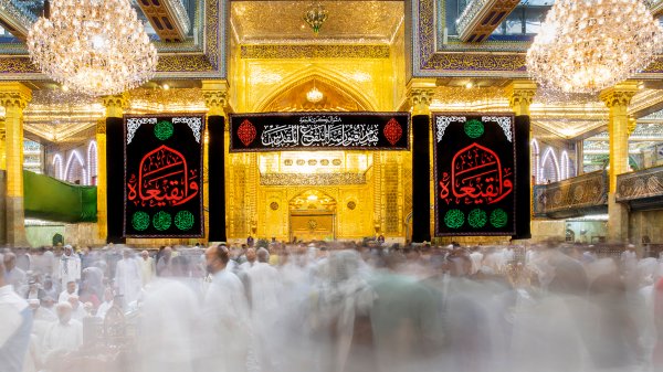  عکس حرم امام حسین در روز
