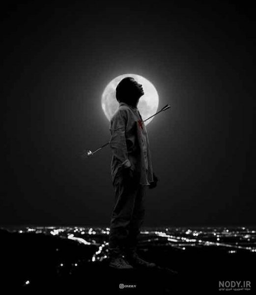 عکس تنهایی پسر غمگین