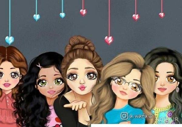  عکس پروفایل گروه دوستانه مختلط