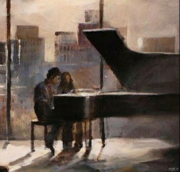 عکس پروفایل عاشقانه دونفره لب بدون متن