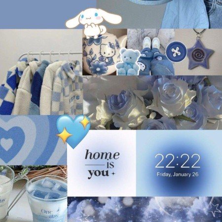  200 عکس کیوت آبی دخترانه