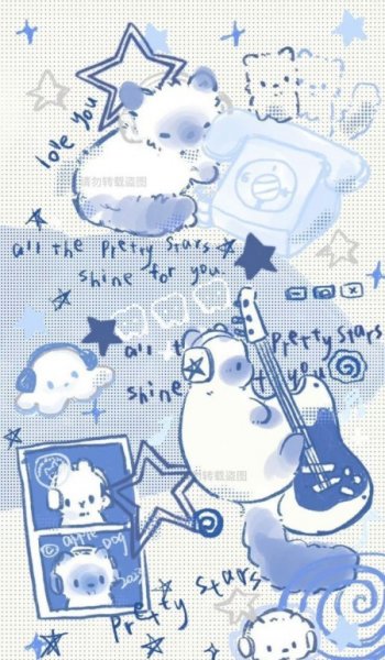  200 عکس کیوت آبی دخترانه