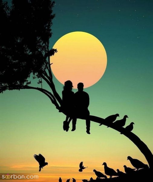  عکس عاشقانه بدون متن