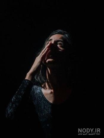  عکس دختر غمگین در شب