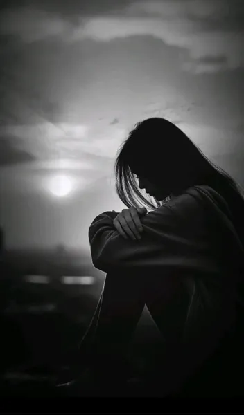  پروفایل غمگین دخترانه شیک