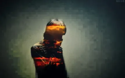  عکس پسر غمگین