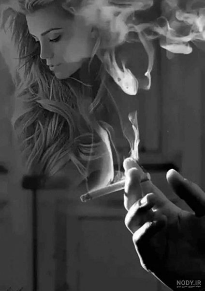  عکس سیگار کشیدن لاکچری