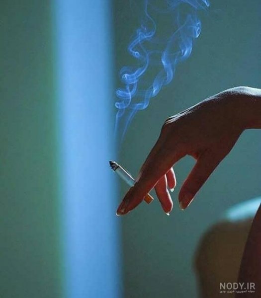  عکس سیگار کشیدن دختر غمگین
