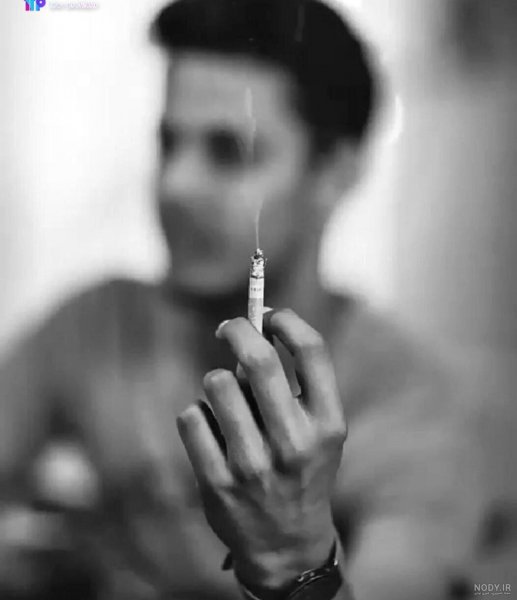  عکس سیگار کشیدن پسر غمگین