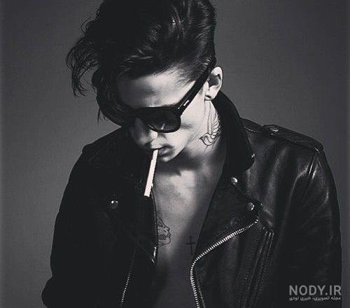  عکس سیگار کشیدن پسر غمگین