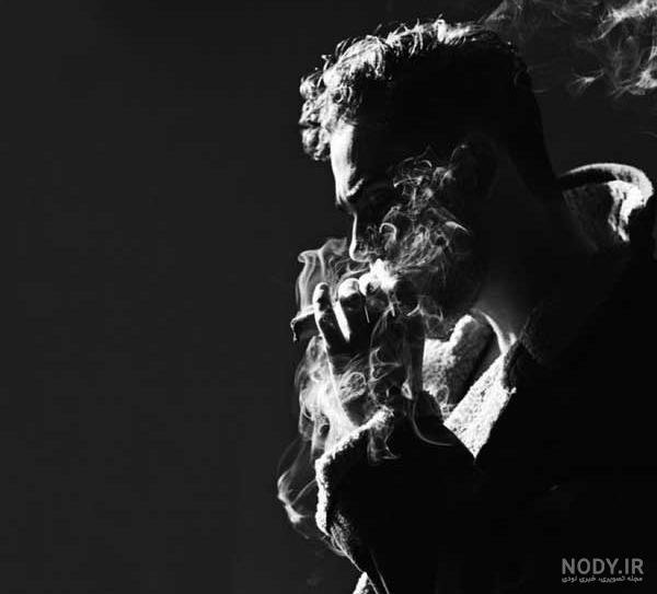  عکس سیگار کشیدن پسر غمگین