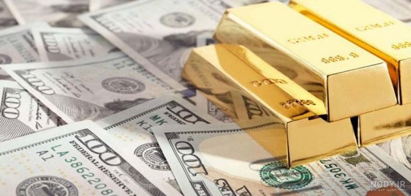  عکس شمش طلا و دلار برای تصویر زمینه