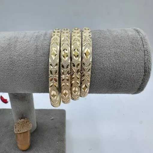  عکس النگو طلا پهن جدید