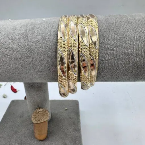  عکس النگو طلا پهن جدید